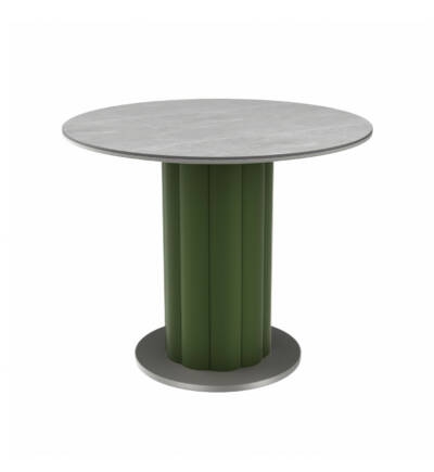 Lotus Round Dining Table with Ceramic Top