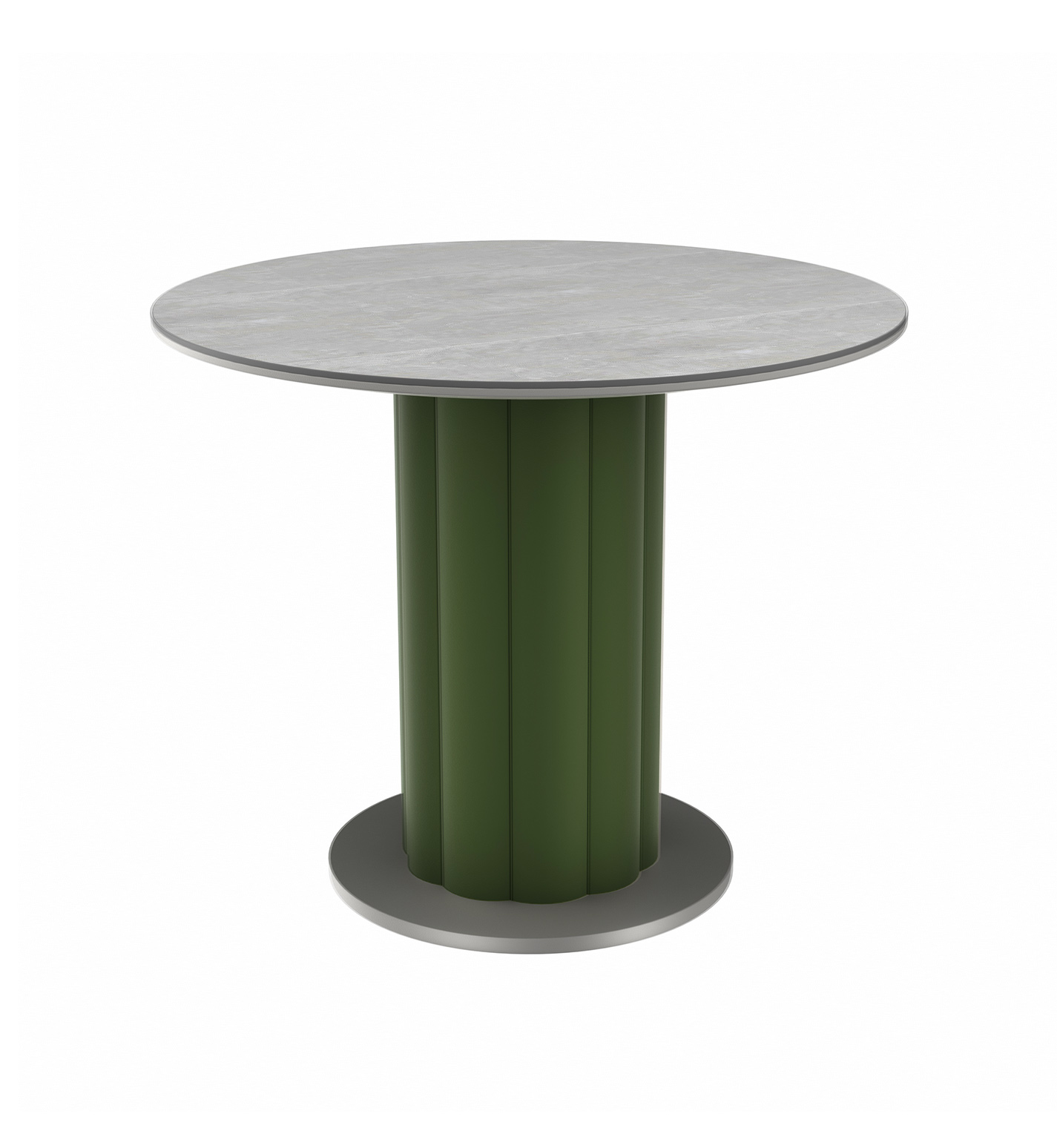 Lotus Round Dining Table with Ceramic Top