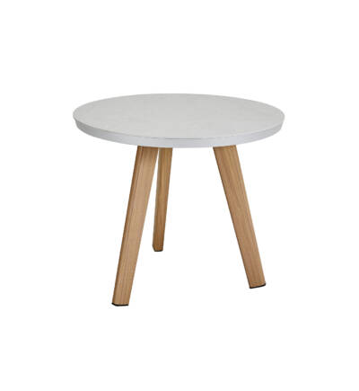 Bagel Three-Legged Dining Table with Ceramic Top with ALU Rim