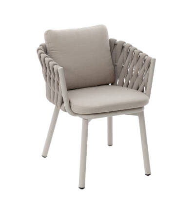 Loire Dining Arm Chair With Rope