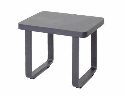 Manhattan End Table With Aluminum Top