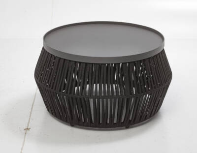 Chiengmai End Table with Aluminum Tray