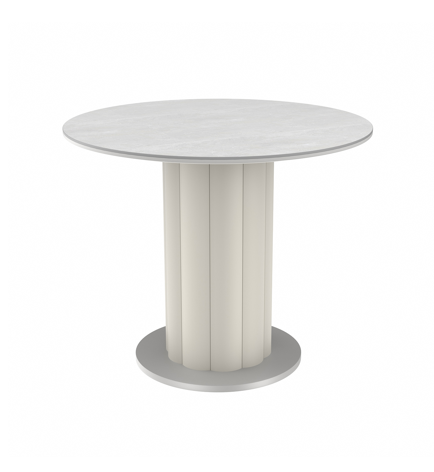 Lotus Round Dining Table with Ceramic Top - Image 2