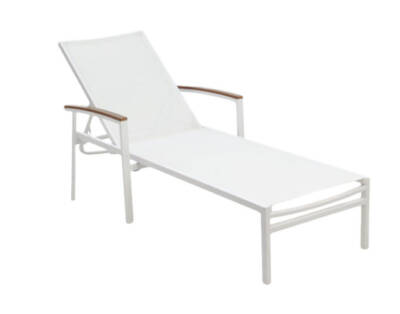 Mediterranean Arm Sunlounger with Arms and Sling
