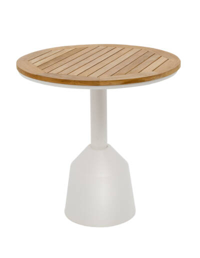 Balance Round Dining Table with Teak Top