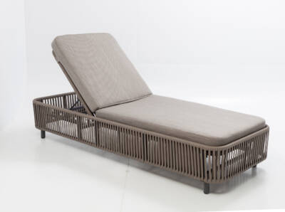 Spaghetti Armless Sunlounger with Rope