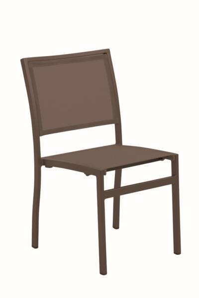Mediterranean Dining Side Chair With Sling