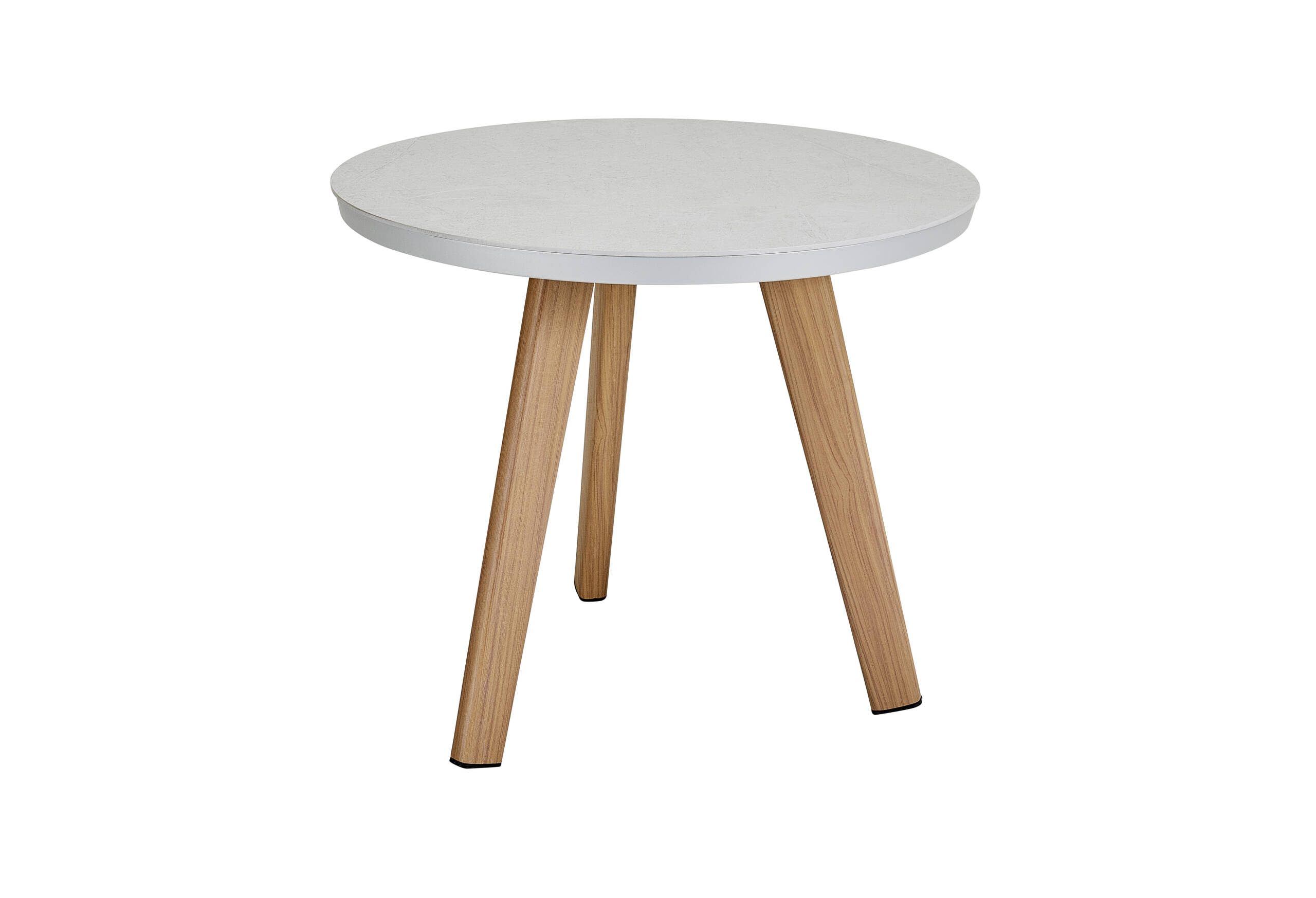 Bagel Side Table with Aluminum Top