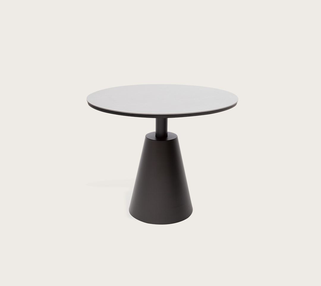 Cone Dining Table with Ceramic Top Small Base
