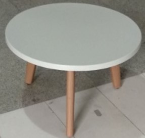 Bagel Round Coffee Table with Aluminum Top