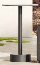 Bergen Round End Table with Ceramic Top