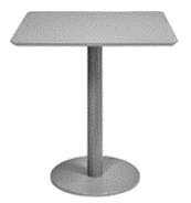Bergen Square Dining Table with Ceramic Top