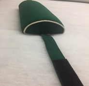 Chaise Half Moon Pillow with Velcro Attachment