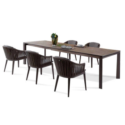 Chiengmai Extendable Dining Table With Ceramic Top