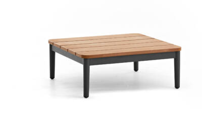 Rugby Coffee Table with Faux Teak Top