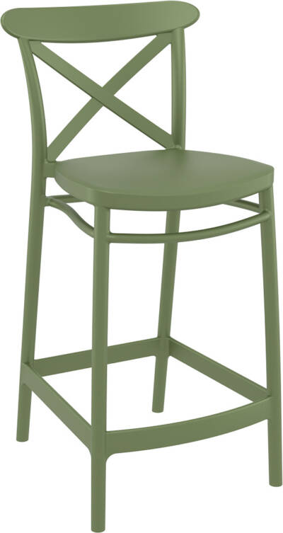 Cross Bar 75 Bar Stool