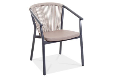 Hanson Dining Arm Chair with Rope