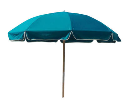 7.5' Julington Hexagonal  Beach Umbrella with Single Top Vent and Outside Ties