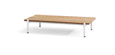 Pillow Coffee Table with Faux Teak Top