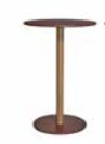 Loop Round Bar Table with Aluminum Top