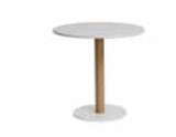 Loop Round Dining Table with Aluminum Top