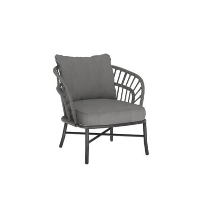 Nest Lounge Arm Chair with Rope Back