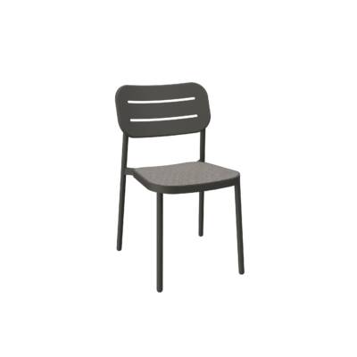 Oval Dining Side Chair with Sling Seat