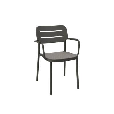 Oval Dining Arm Chair with Sling Seat