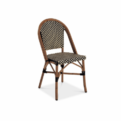 Paris 31 Dining Side Chair With Wicker