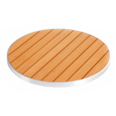Round Faux Teak Table Top