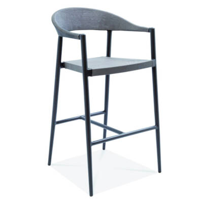 Prage Bar Stool with Arms and Sling