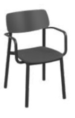 Rimini Dining Arm Chair with Sling