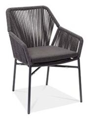San Jose Dining Arm Chair with Rope and Sling or Fabric Seat Cushion
