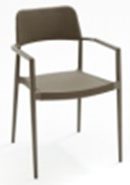 Sorrisso Dining Arm Chair with Sling Seat and Back