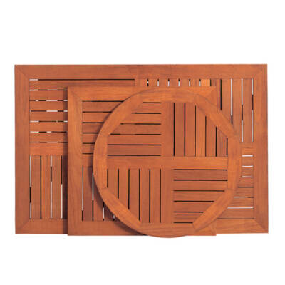 Round Teak Table Top Pattern B