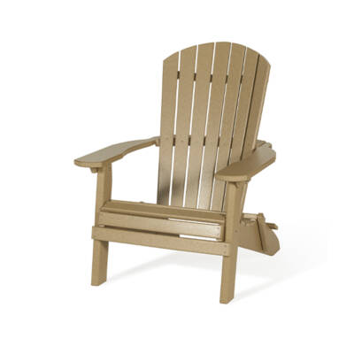 Folding Fanback Lounge Chair