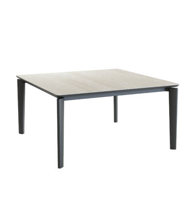 Bagel Square Dining Table with Ceramic Top