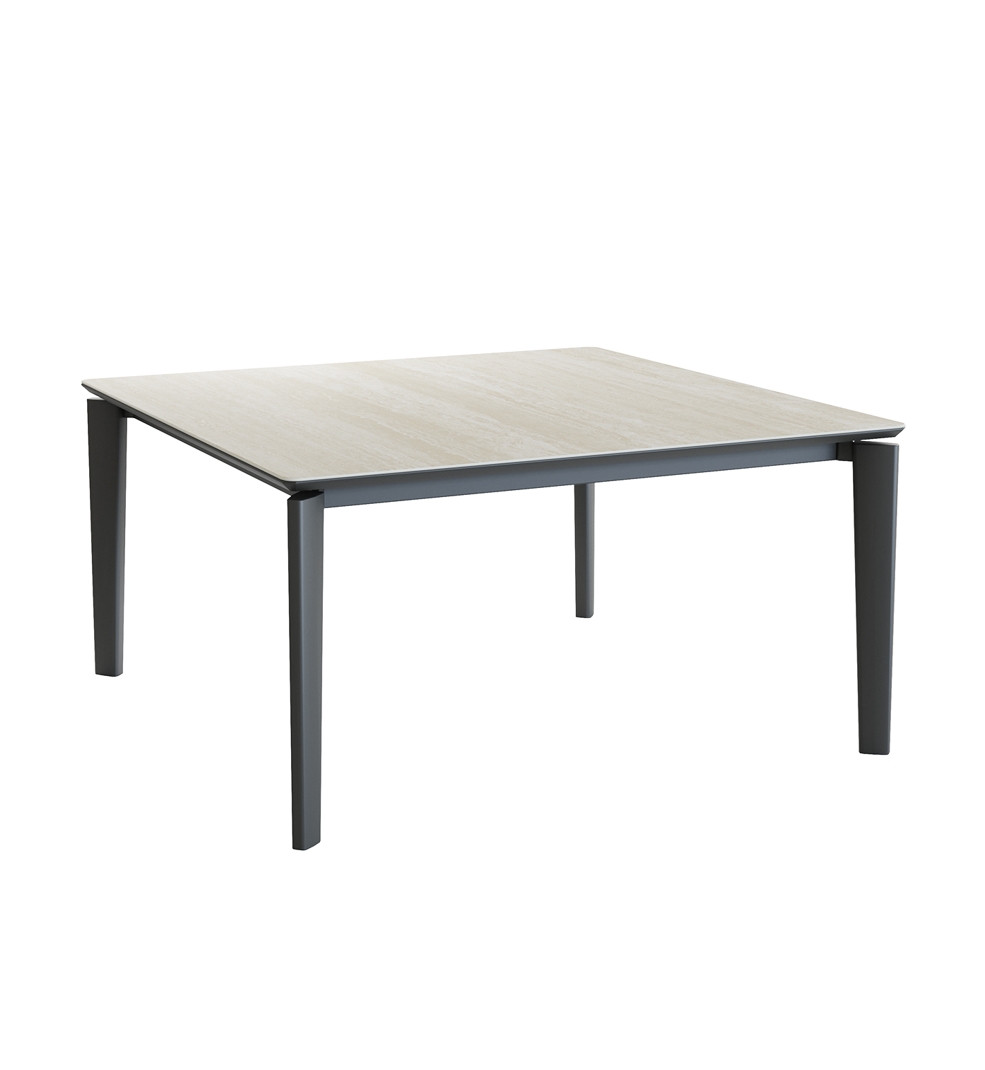 Bagel Square Dining Table with Ceramic Top