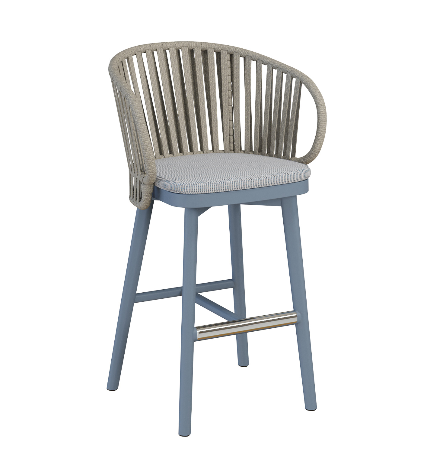 Jumbo II Bar Stool with Rope - Image 2