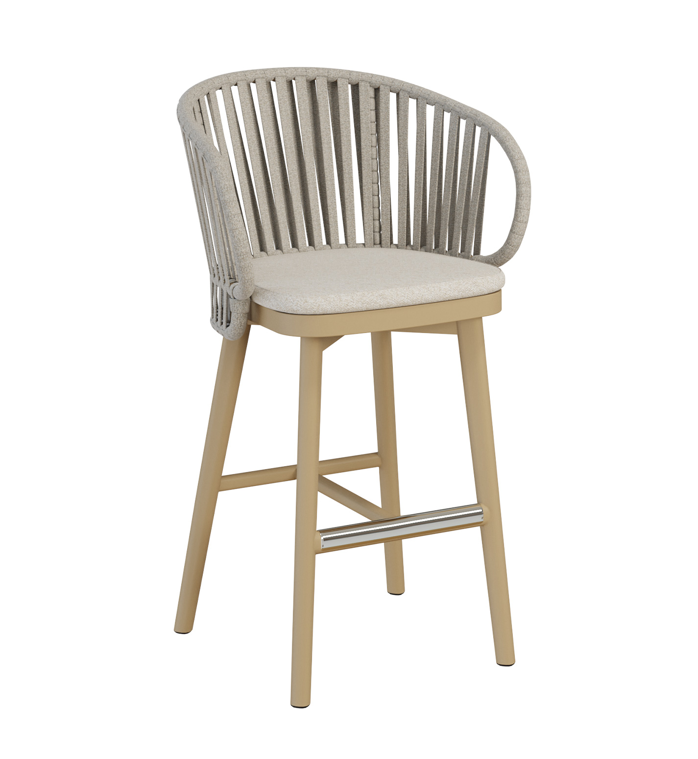 Jumbo II Bar Stool with Rope - Image 3