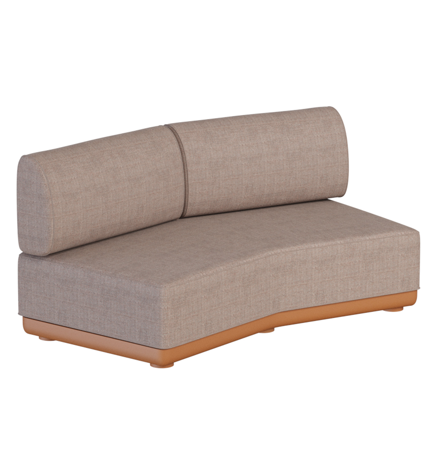 Block 2 Seater Module with Rope Back