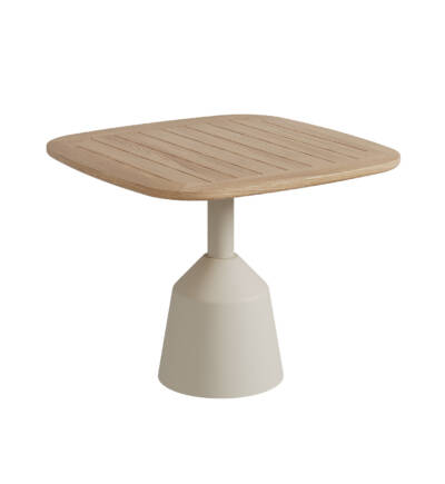 Balance Square Dining Table with Teak Top