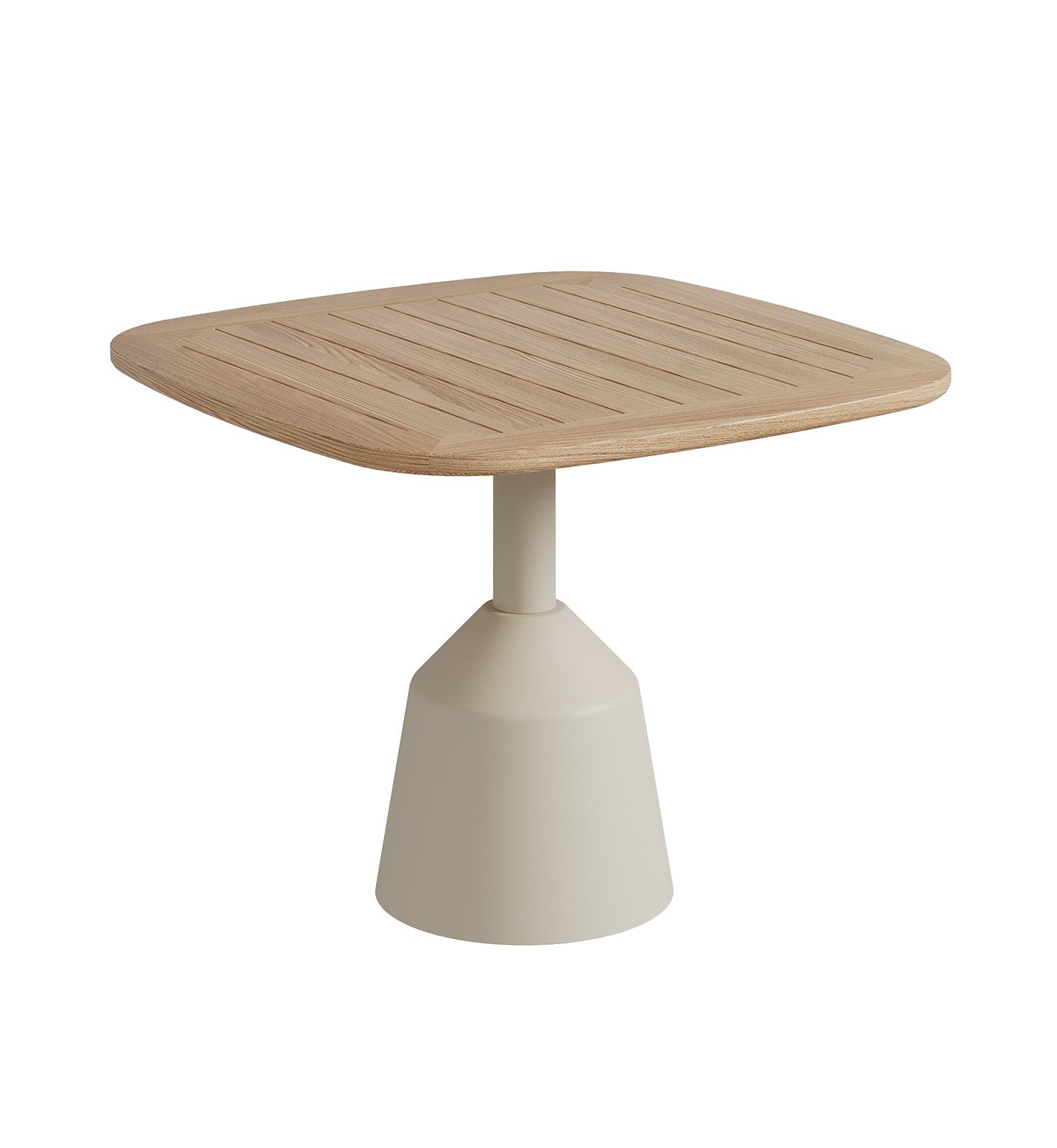 Balance Square Dining Table with Teak Top