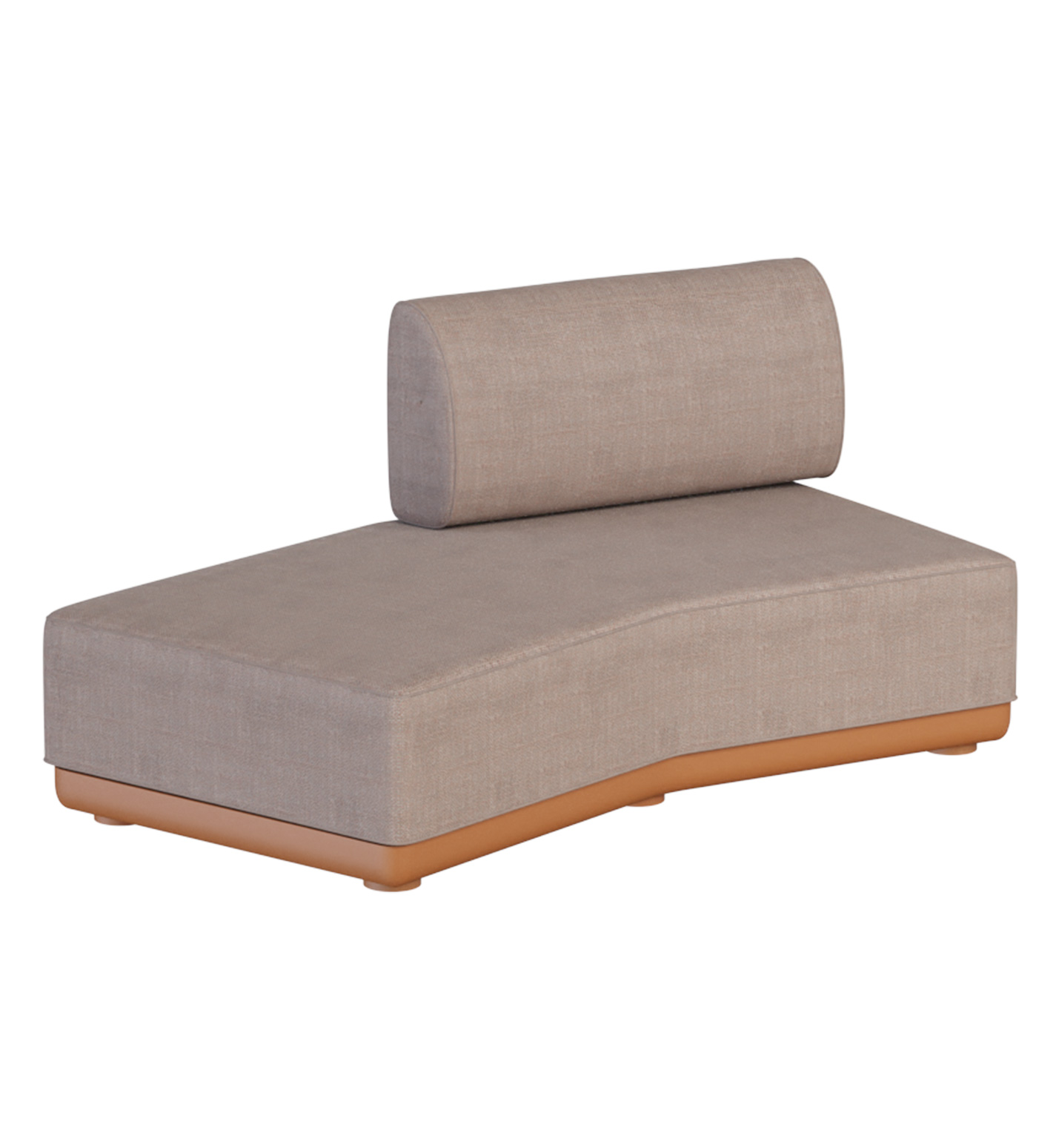 Block 2 Seater Module with Rope Left Back