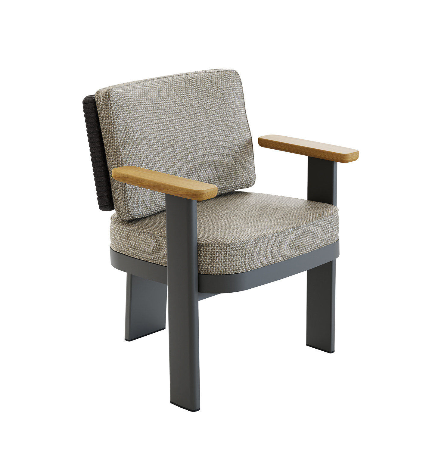 Block Dining Arm Chair - Image 2