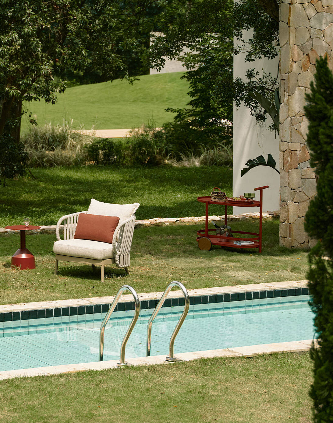 Jumbo II Lounge Arm Chair with Rope - Image 4