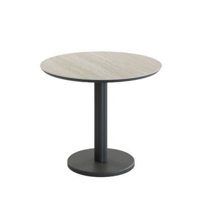 Lotus Round Dining Table with Ceramic Top