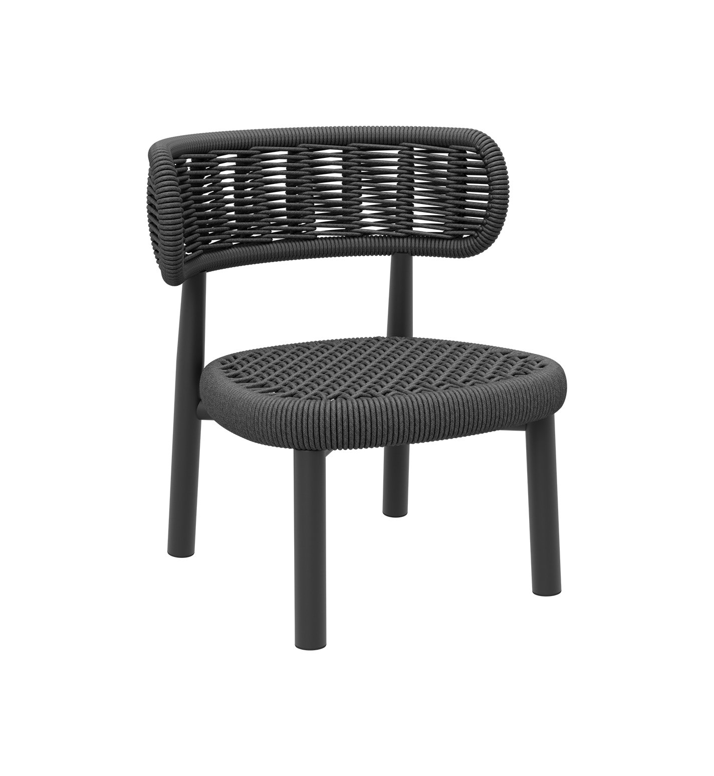 Shell Lounge Side Chair with Seat Cushion - Image 2